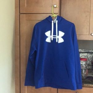 Blue under armor sweatshirt
